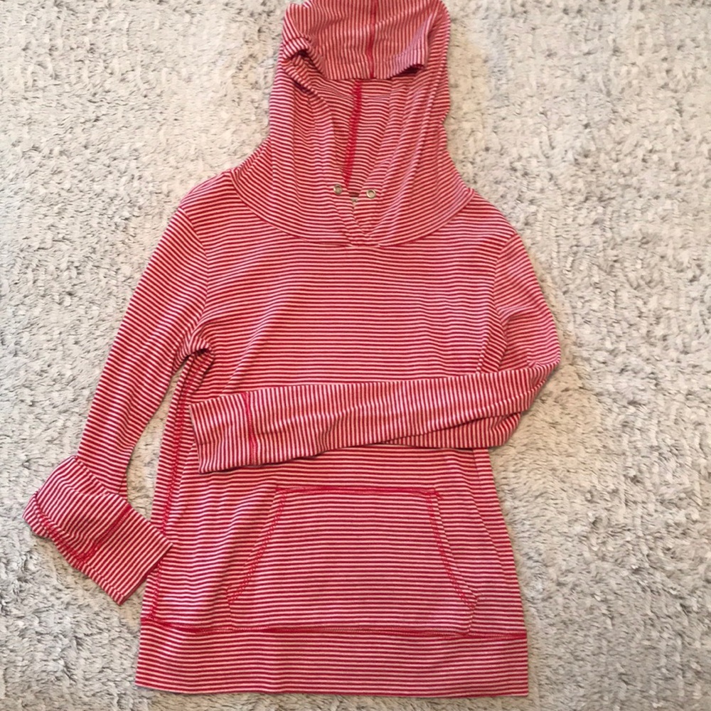 Chance or Fate Red And White Hoodie